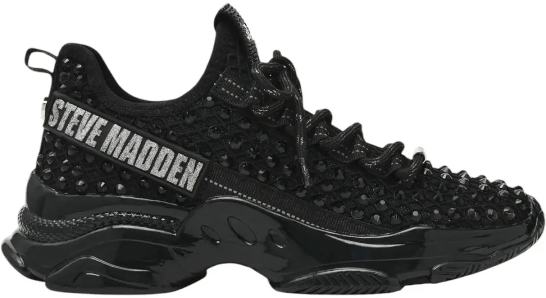 Steve Madden Dames Sneakers Zwart SM11005785/001 Mandalay-E