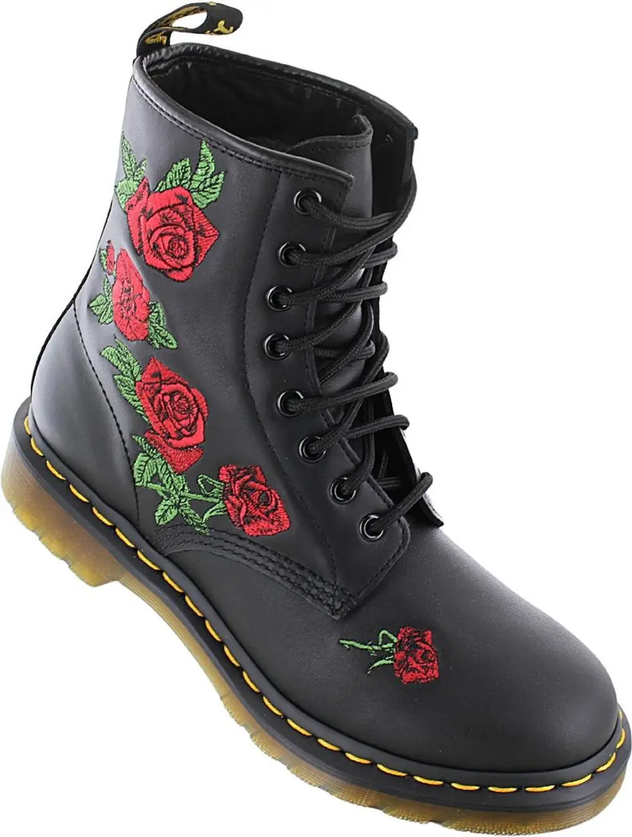 Dr. Martens 1460 Vonda Dames Veterboots - Zwart - Maat 36