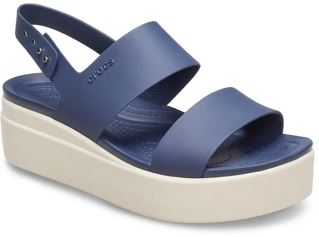 Crocs Brooklyn Low Wedge Navy Maat 42/43 US W11