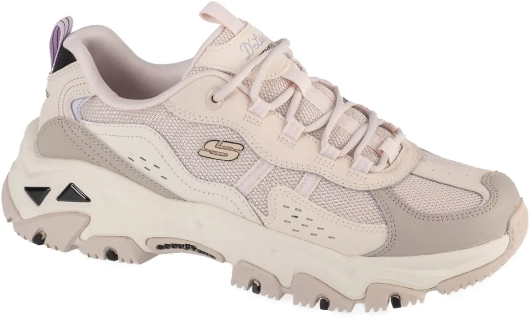 Skechers D'Lites Hiker, Vrouwen, Beige, Sneakers, maat: 36,5