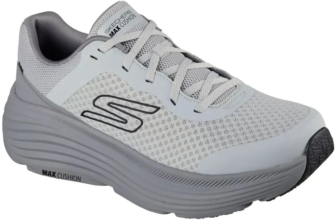 Skechers Max Cushioning Endeavour Heren Hardloopschoenen - Grijs