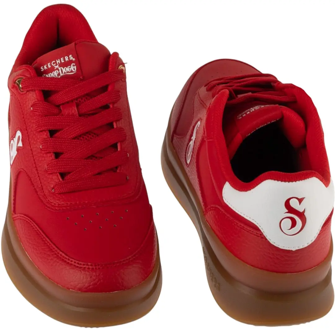 Skechers Duraleather Sneaker 251200-RDW - Zwart