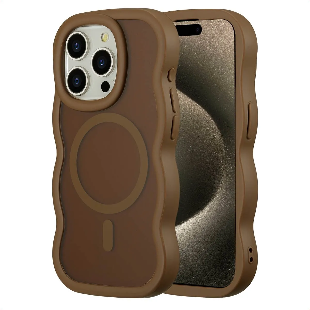 Selencia Wavy Case iPhone 15 Pro