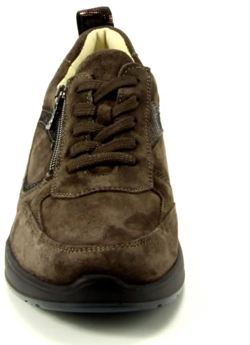 Wäldlaufer 698008 402 166 Sneakers - Bruin Suede Dames - 39