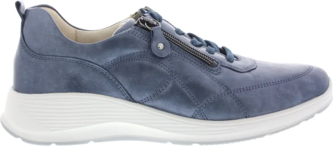 Dames Veterschoenen Waldlaufer Kalea Pearl Jeans Jeansblauw