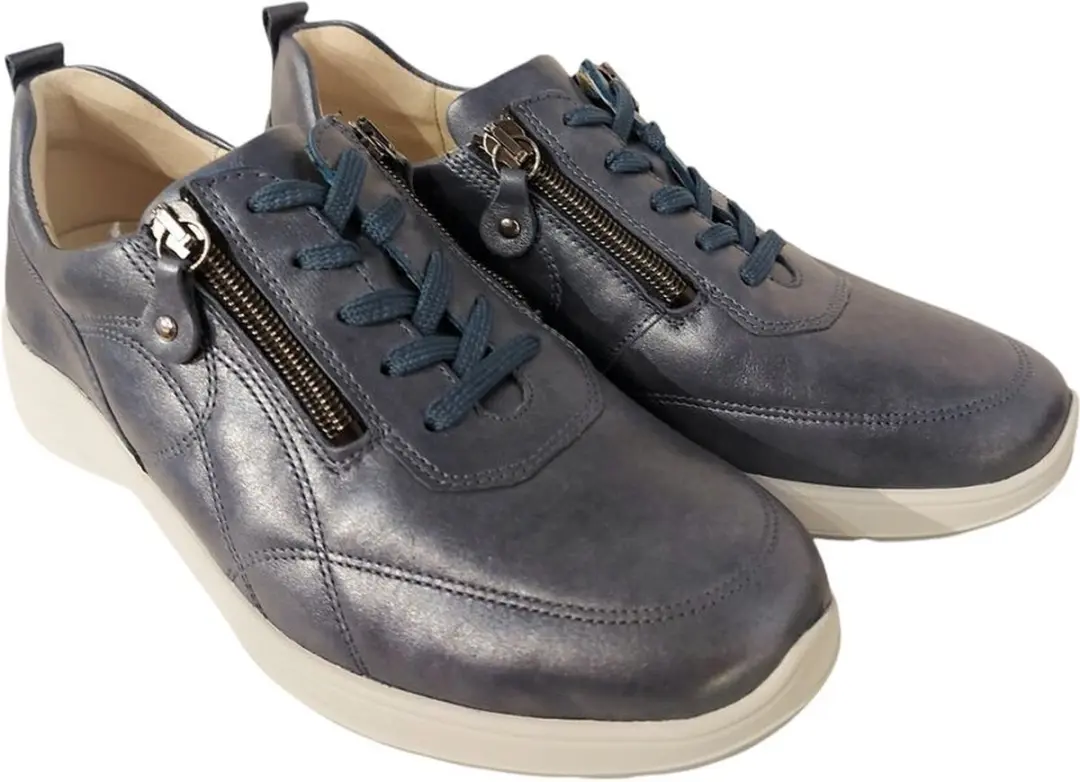 Wäldlaufer Kalea Dames Veterschoenen - 38 jeansblauw - afbeelding 5 van 6
