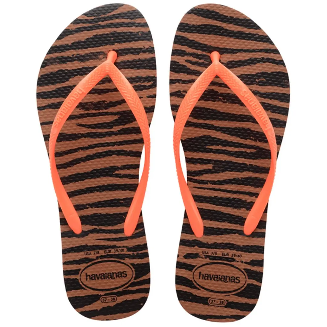 HAVAIANAS KIDS SLIM ANIMALS Rust orange -27-28