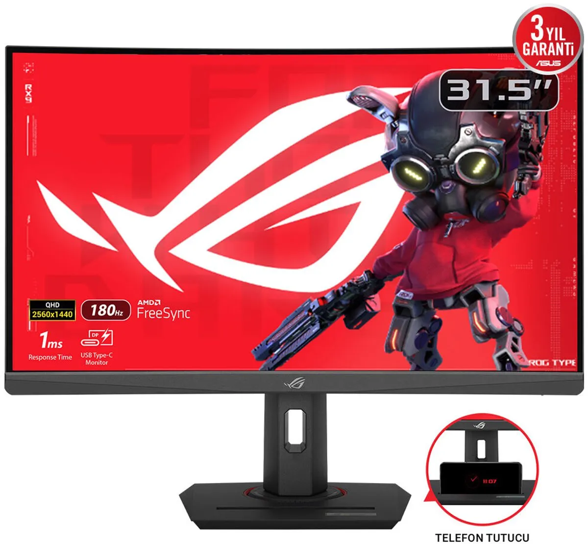 ASUS ROG Strix XG32WCS Gaming Monitor 31,5"
