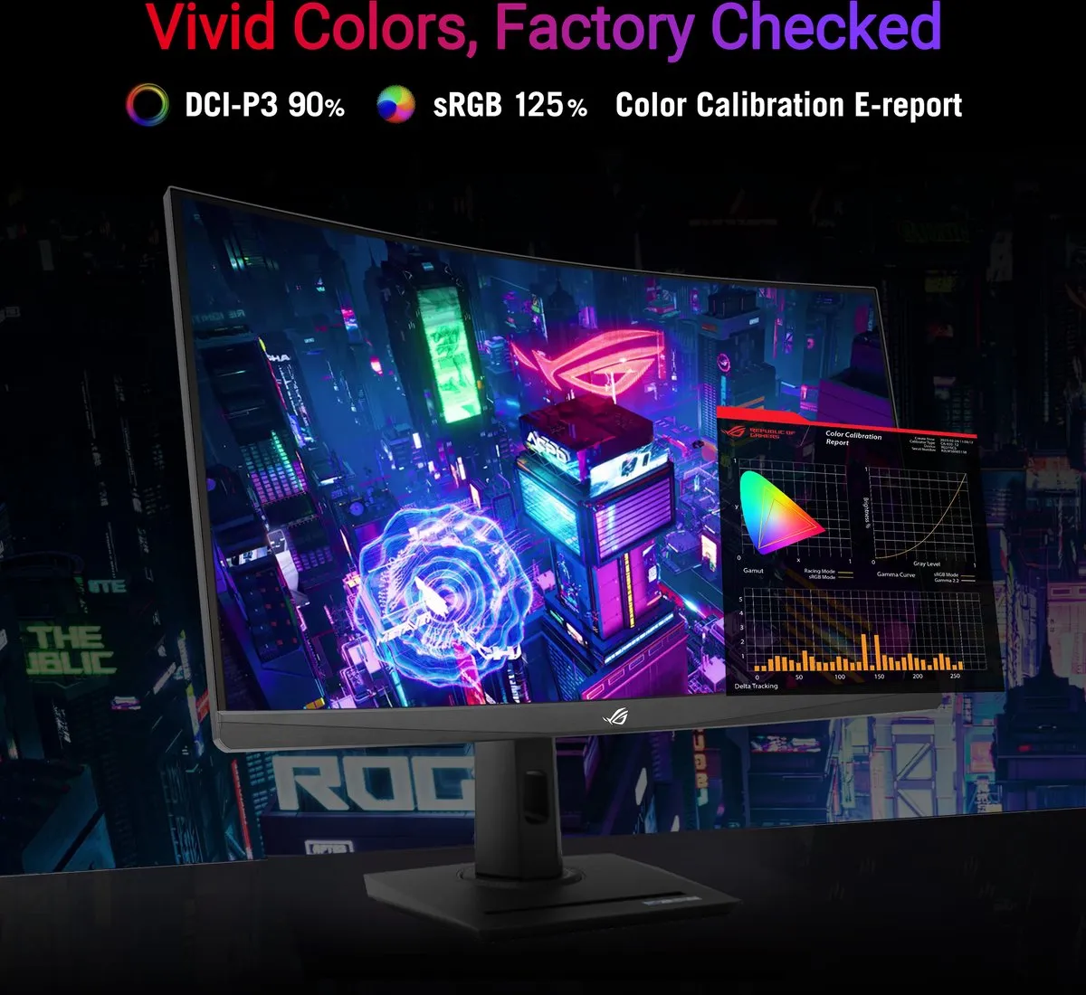 ASUS ROG Strix XG32WCS Gaming Monitor 31,5" - QHD Curved 180Hz