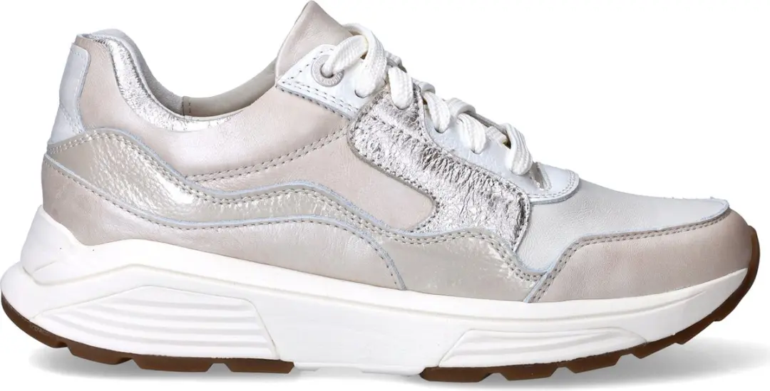 Dames Veterschoenen Xsensible Golden Gate Lady Soft Pearl Beige