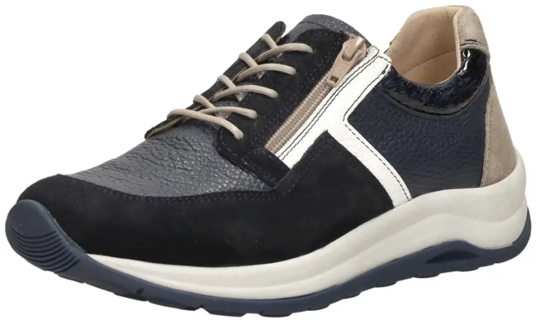 Wolky Comrie Torello Denim Veterschoenen - Donkerblauw - afbeelding 3 van 6