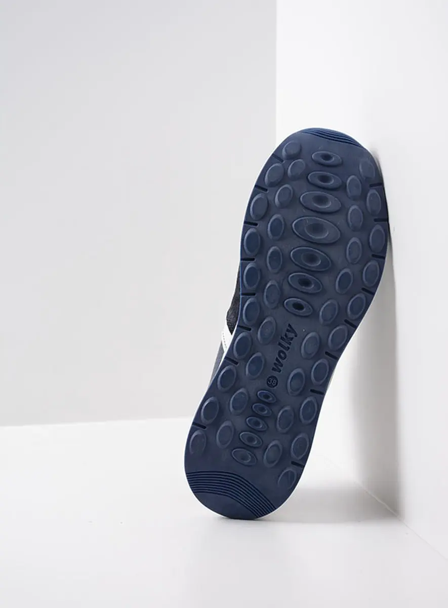 Wolky Comrie Torello Denim Veterschoenen - Donkerblauw - afbeelding 5 van 6