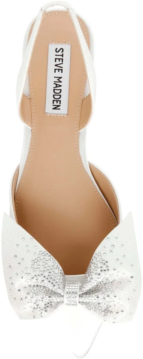 Steve Madden Cristel Ballerina's - ivoor satijn - afbeelding 6 van 6