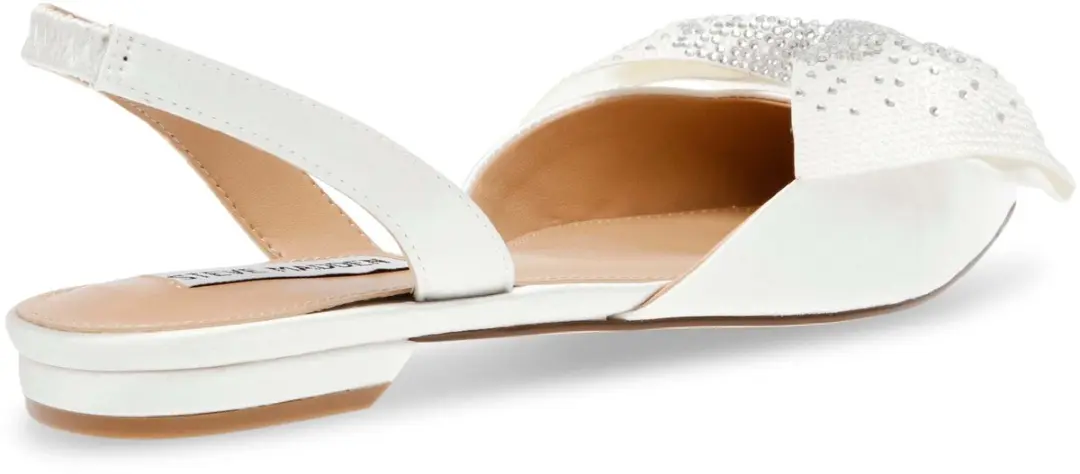 Steve Madden Cristel Ballerina's - ivoor satijn - afbeelding 2 van 6