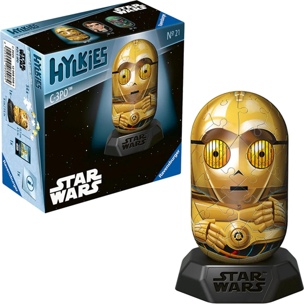 Ravensburger Hylkies Star Wars C-3PO Capsule Figuur - 54 Stuks