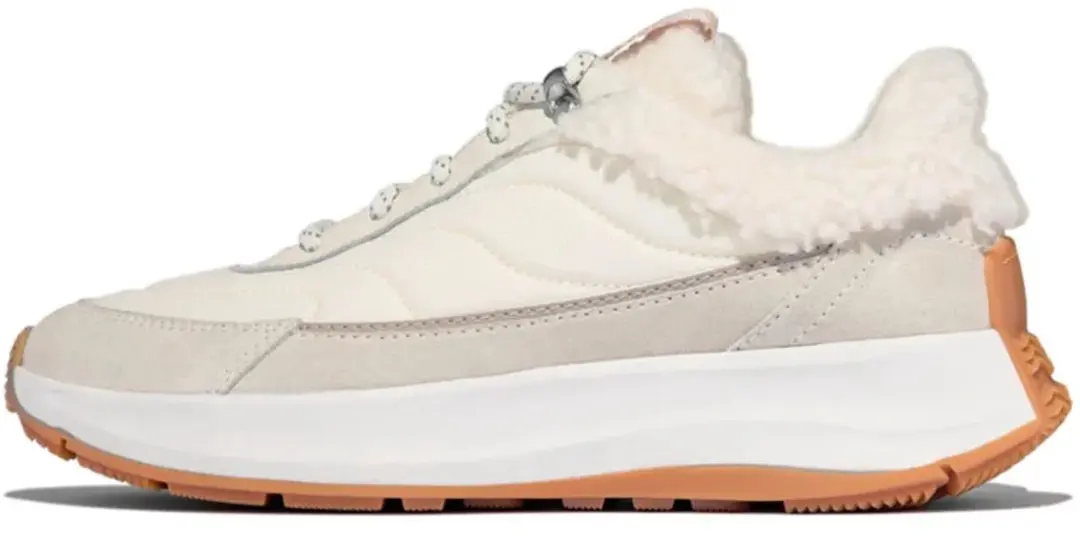 FitFlop F-Mode Flow Sneakers - Beige - Maat 41 - afbeelding 3 van 6