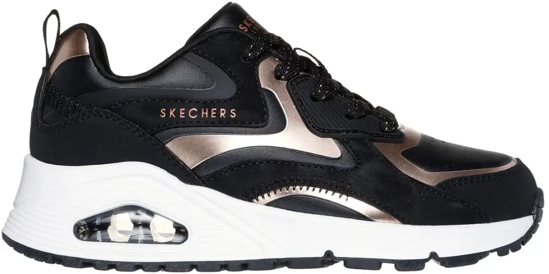 Skechers Uno Gen1 Meisjes Sneakers 310547L - Black - afbeelding 2 van 6