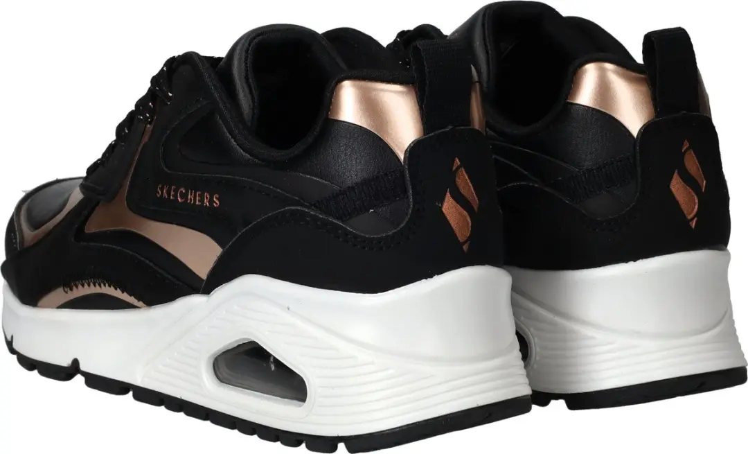 Skechers Uno Gen1 Meisjes Sneakers 310547L - Black - afbeelding 4 van 6