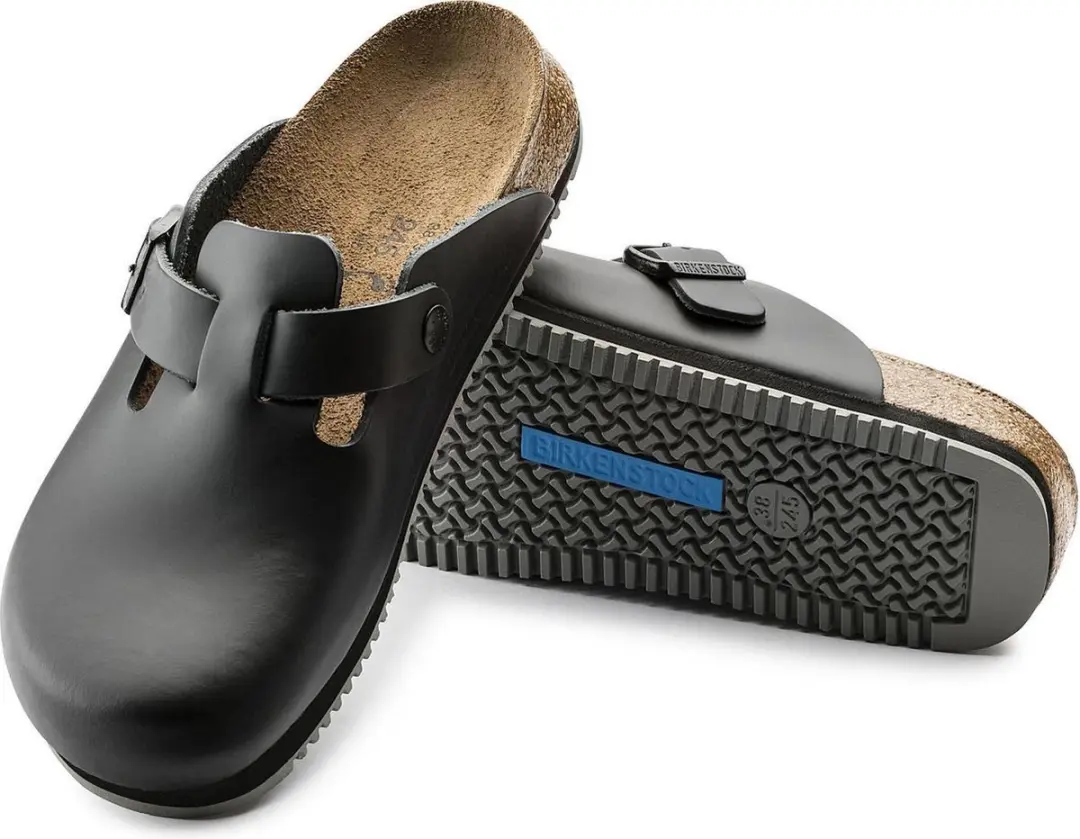 Birkenstock Boston Clogs - Maat 41 - Zwart