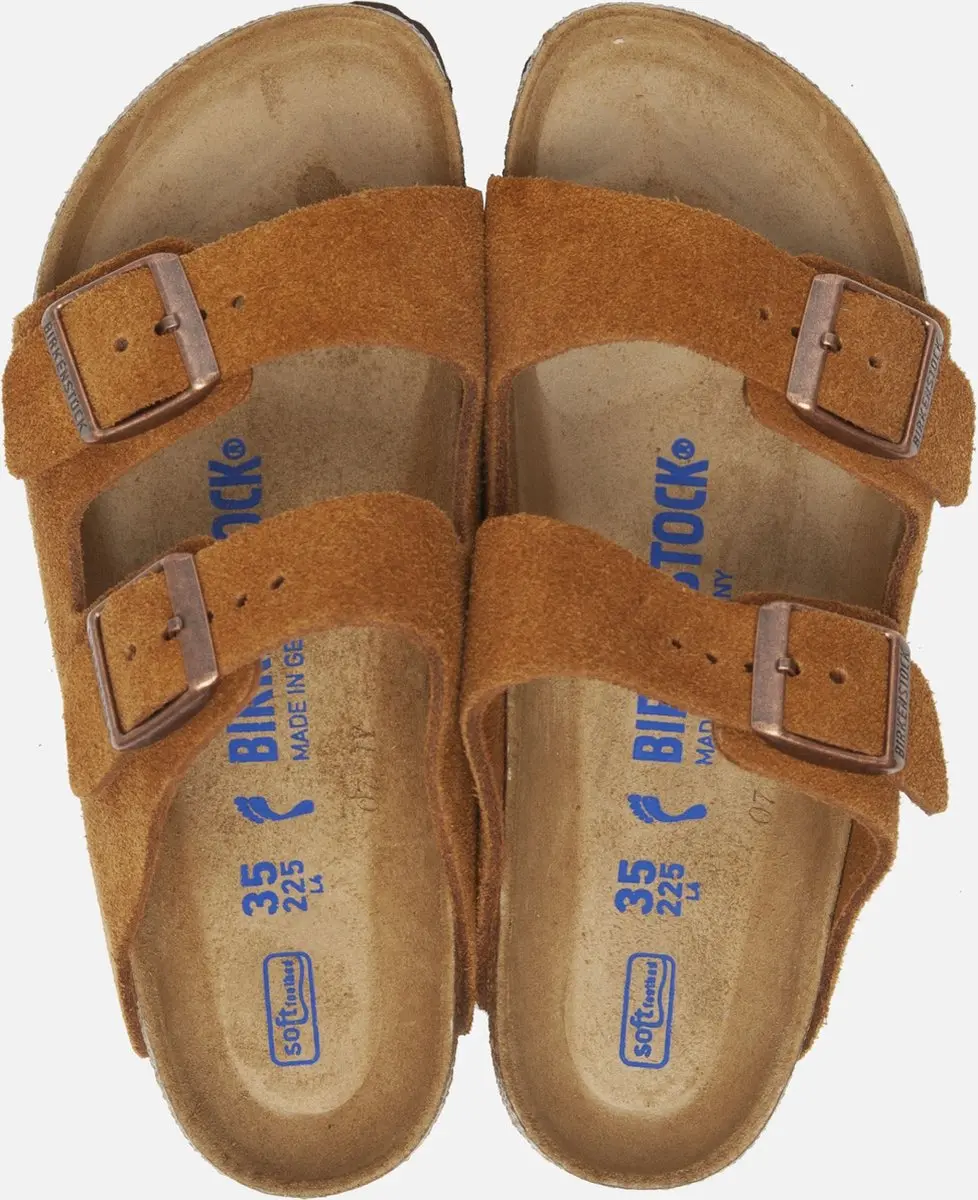 Birkenstock Arizona SFB VL Mink Narrow Dames Slippers