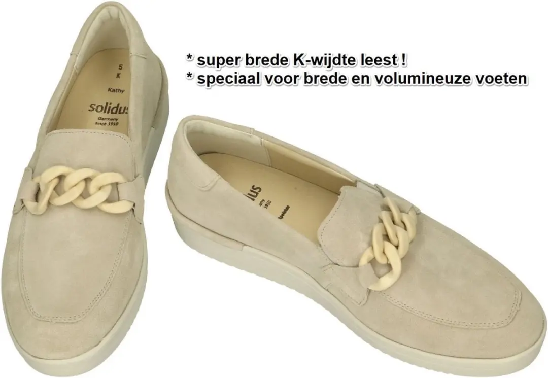 Solidus Kathy Ballerina's Mocassins - Taupe - Maat 36.5 - afbeelding 2 van 3