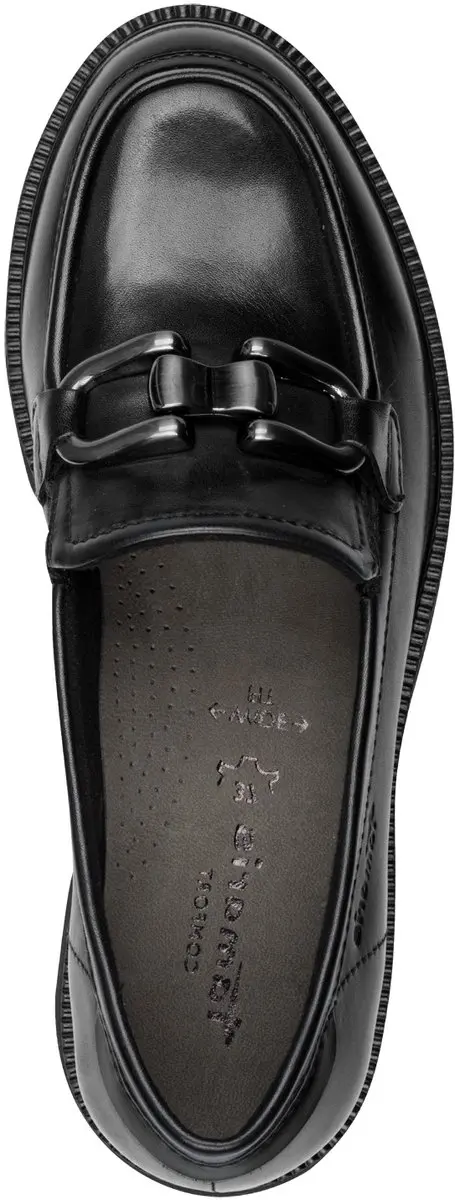 Tamaris Wide Fit Dames Instappers - Zwart - afbeelding 5 van 6