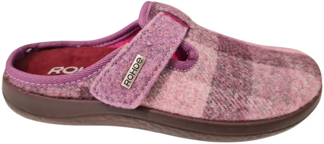 Rohde Roze Open Dames Pantoffels