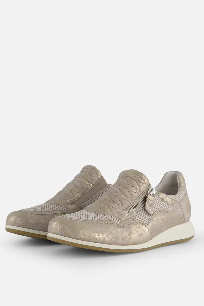 Gabor Instappers beige Leer