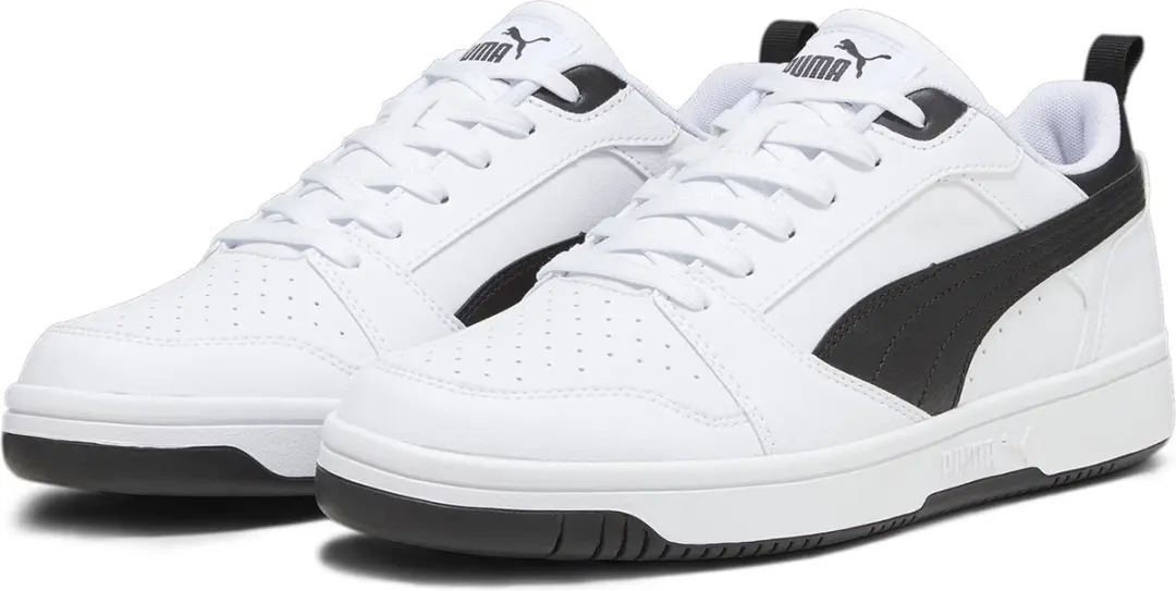 Puma Rebound v6 Low heren sneaker sportschoen 392328 02 wit zwart