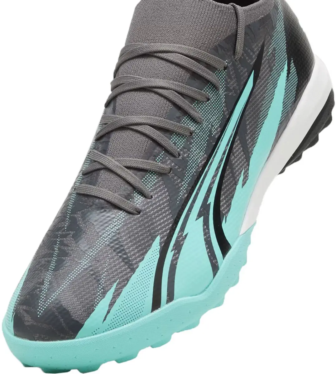 PUMA Ultra Match Rush TT Voetbalschoenen - Blauw/Grijs/Zwart - afbeelding 3 van 5