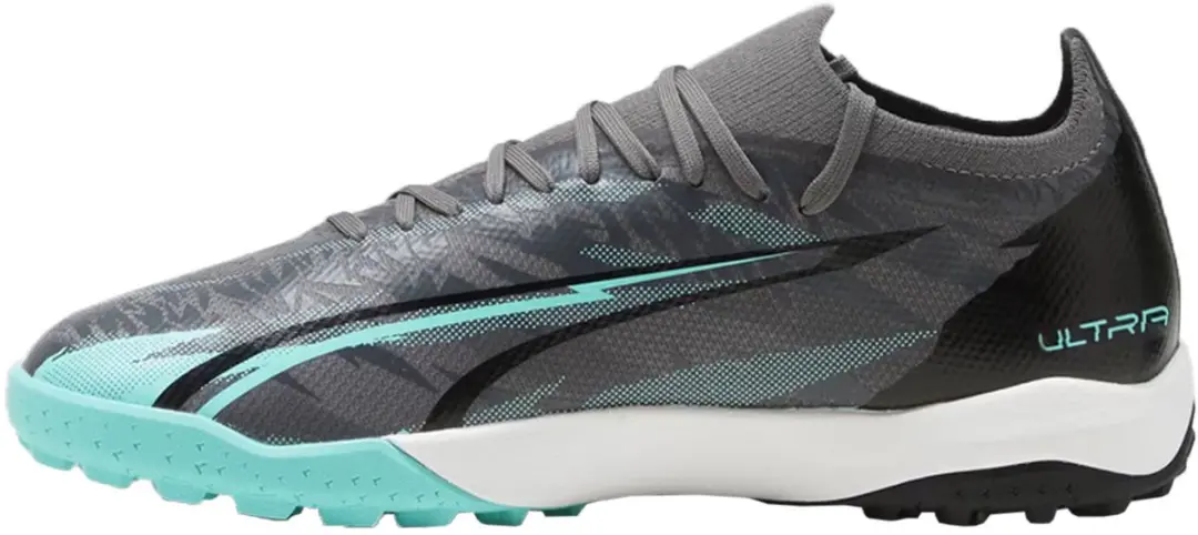 PUMA Ultra Match Rush TT Voetbalschoenen - Blauw/Grijs/Zwart - afbeelding 4 van 5