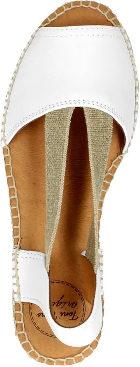 Toni Pons Etna wit leren espadrilles dames (ETNA blanc) - afbeelding 4 van 6