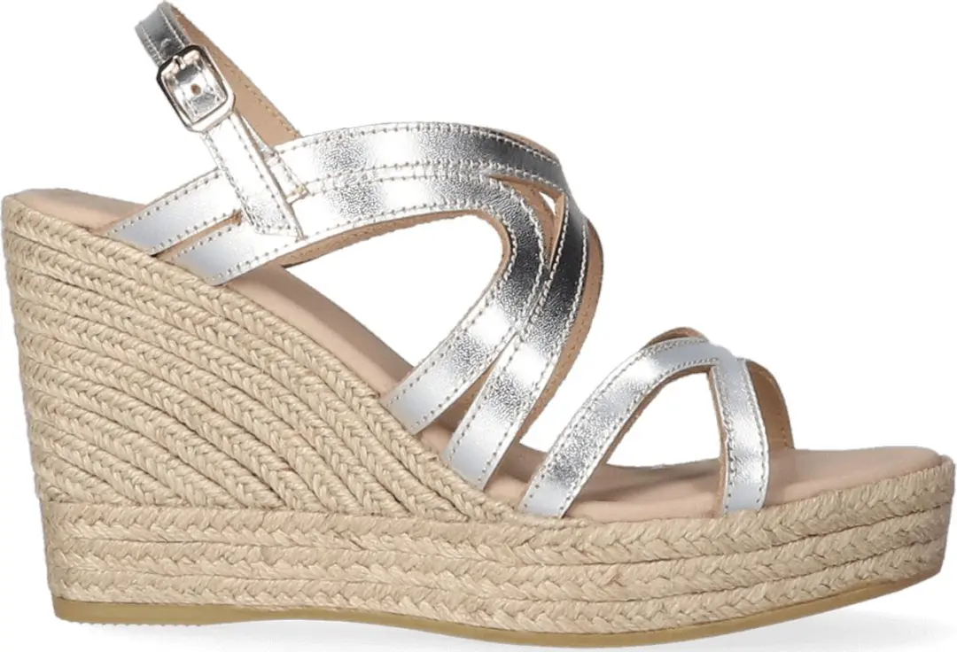 Toni Pons Olimpia Dames Espadrilles Plata