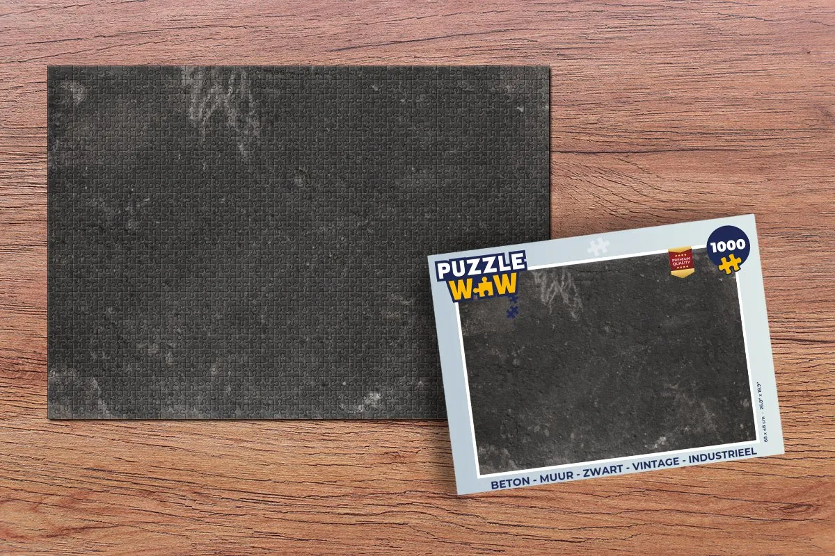 PuzzleWow Beton Industrieel Legpuzzel 1000 Stuks - Multicolor