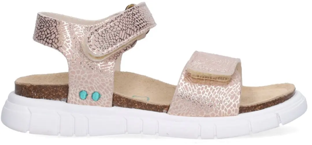 Bregje Beach Platte Sandalen Meisjes Beige
