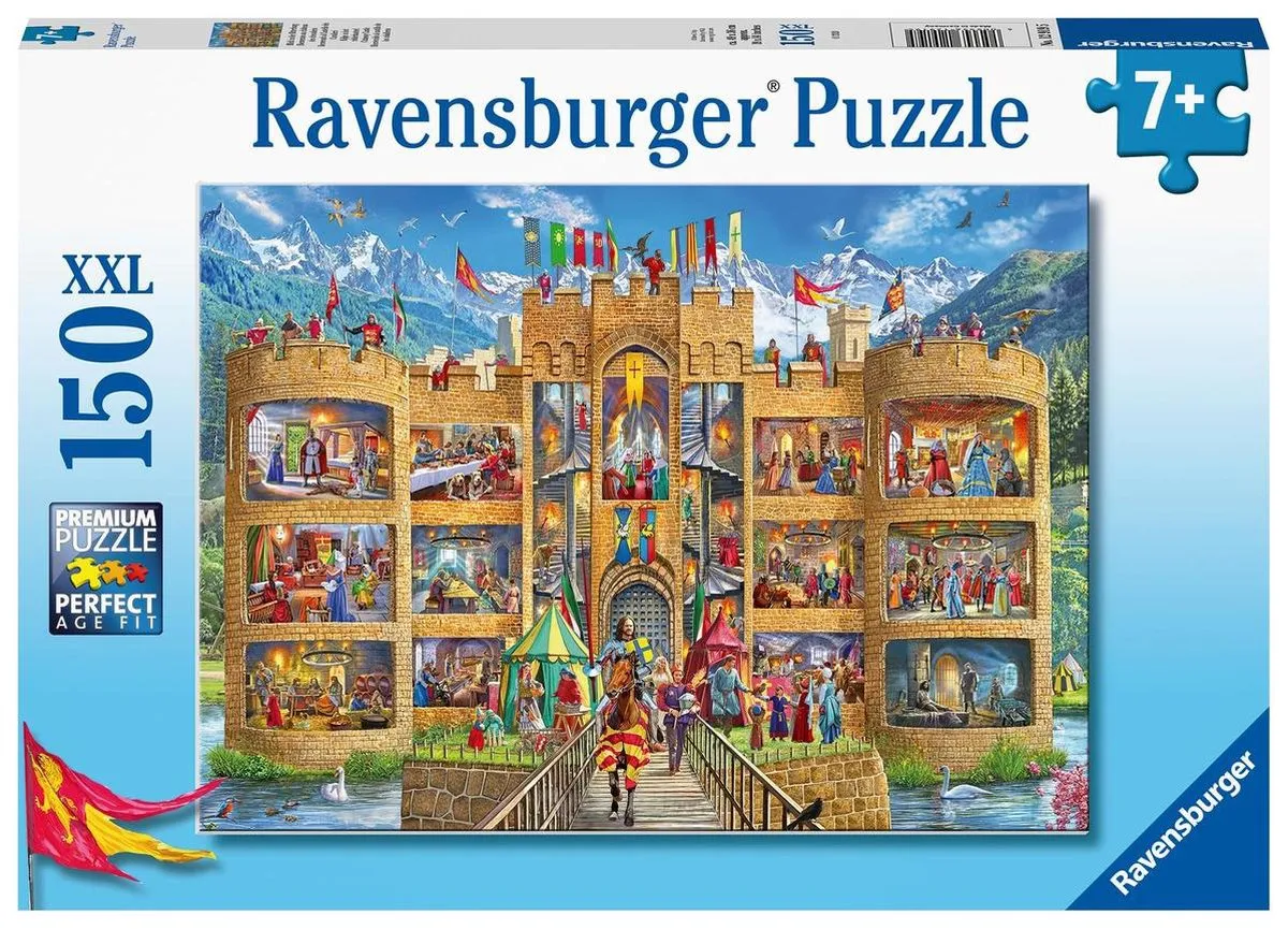 Ravensburger Kijkje in het Ridderkasteel Legpuzzel 150 Stuks