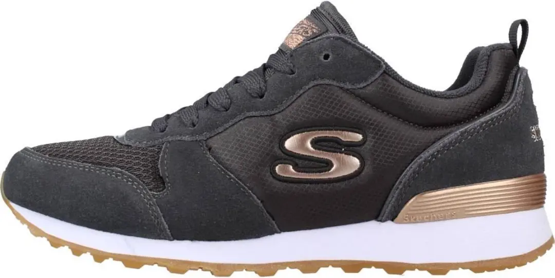 Skechers Retros-Og 85-Goldn Gurl Dames Sneakers - Charcoal