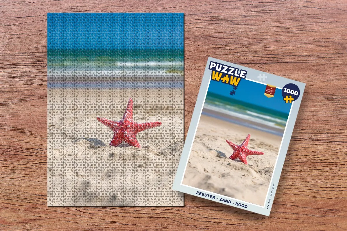 PuzzleWow Zeester Legpuzzel 1000 Stuks - Multicolor