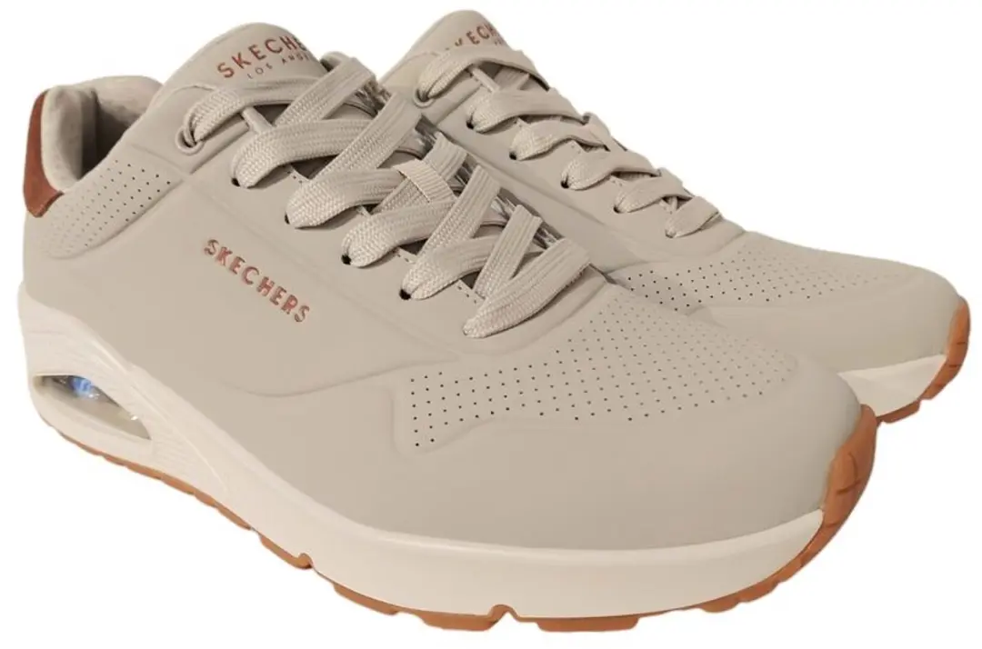 Skechers Sneaker 183004 NAT UNO Suited On Air Natuur