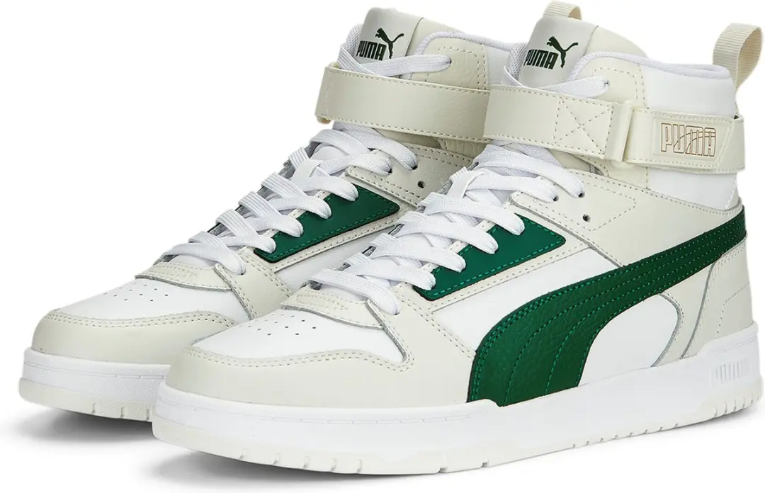 Puma RBD GAME Sneaker High Unisex 385839 10 wit-groen