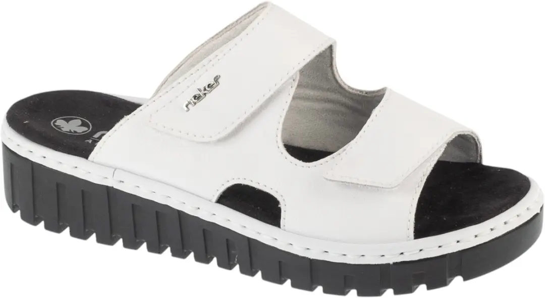 Rieker Slides Shoes, Vrouwen, Wit, Slippers, maat: 39