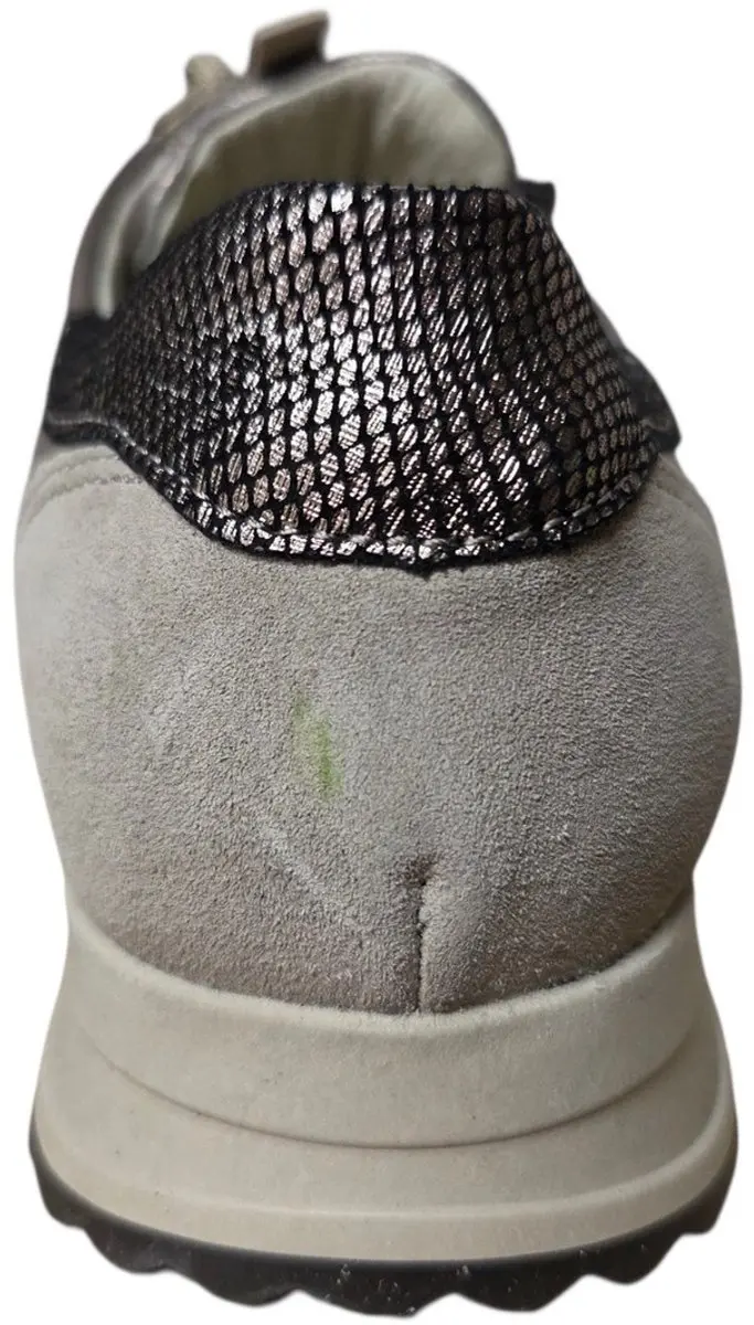 Wäldlaufer Leer En Suede Dames Sneakers 752004 407 093 H - Beige