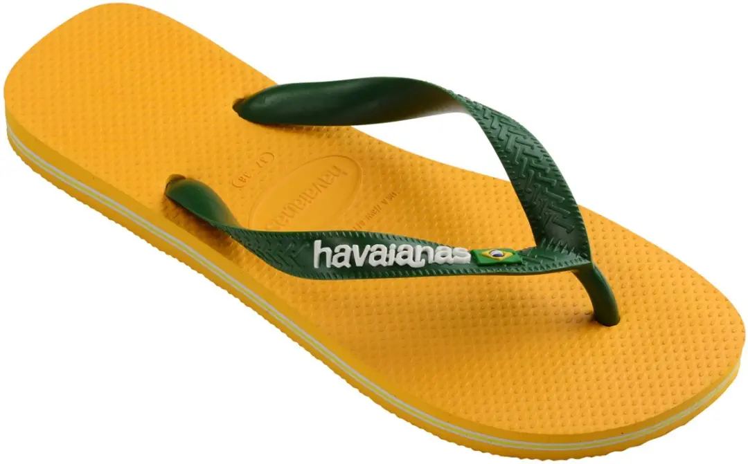 Havaianas Brasil Logo Teenslipper - 45/46 - Oranje