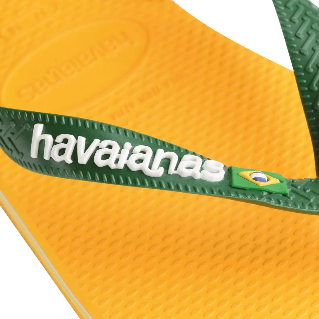 Havaianas Brasil Logo Teenslipper - 45/46 - Oranje