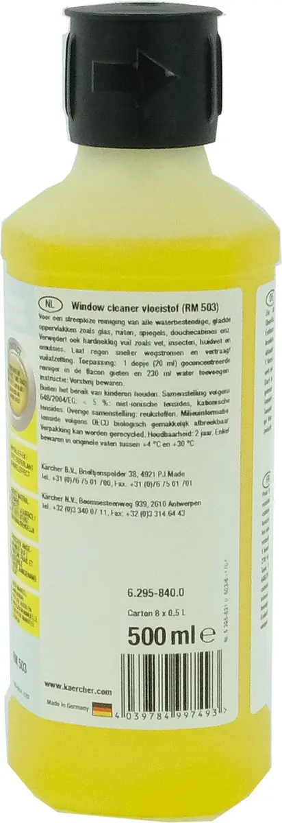 Kärcher RM 503 Ruitenreinigingsconcentraat 500ml - afbeelding 4 van 6