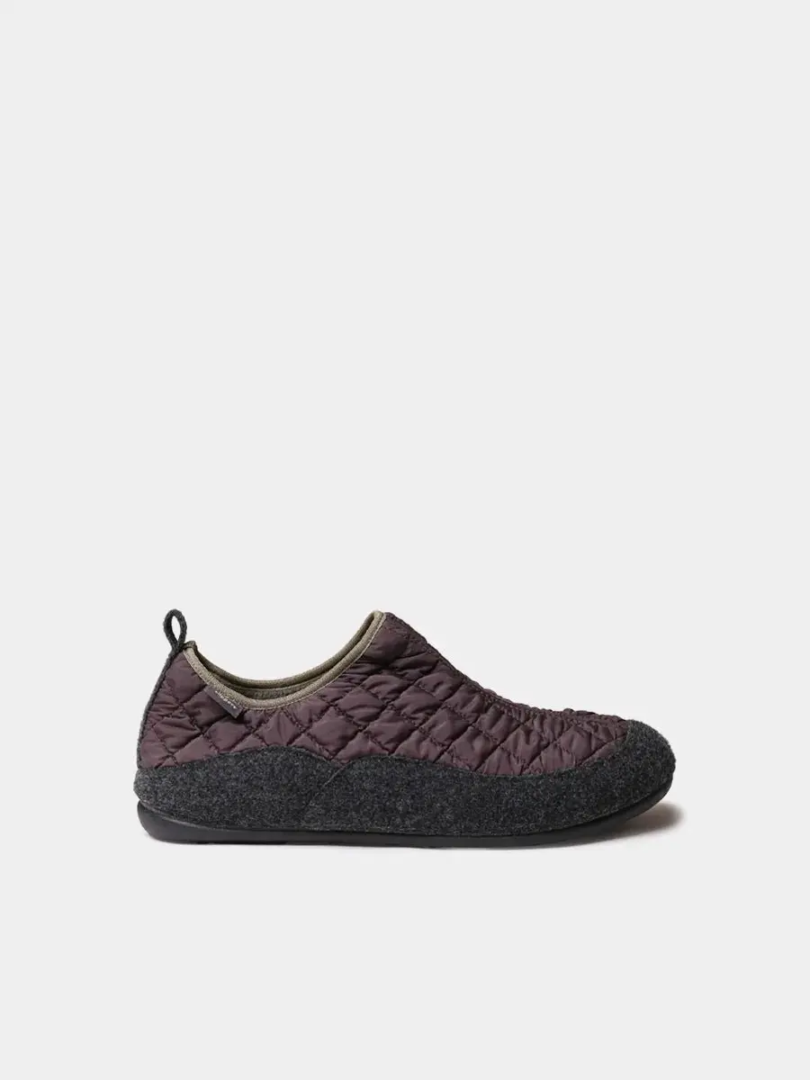 Herenslipper van gerecycled vilt