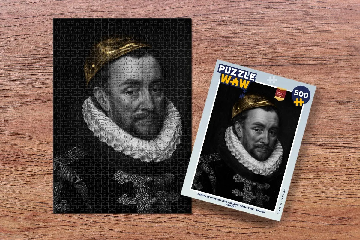 PuzzleWow Willem van Oranje Legpuzzel 500 Stuks - Multicolor