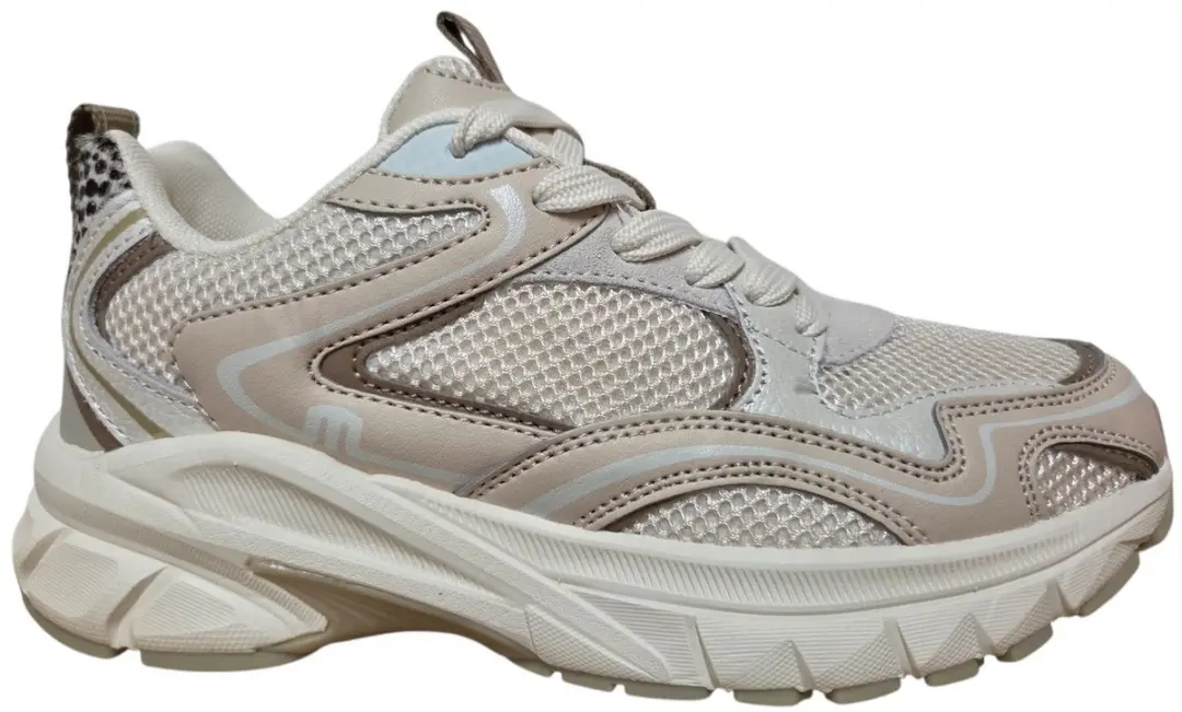 Maruti Novi Leather beige sneakers