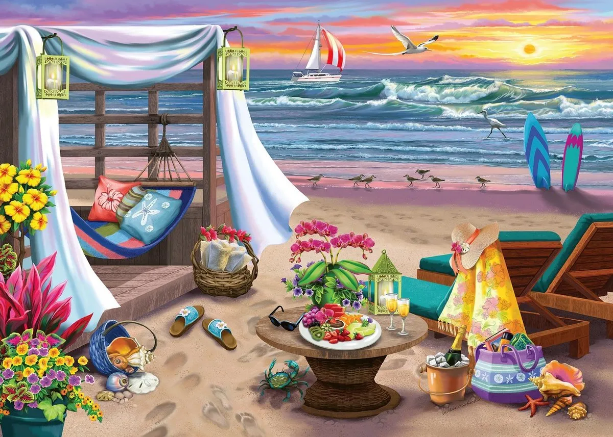 Ravensburger Strandavond Legpuzzel 500 Stuks - 167920