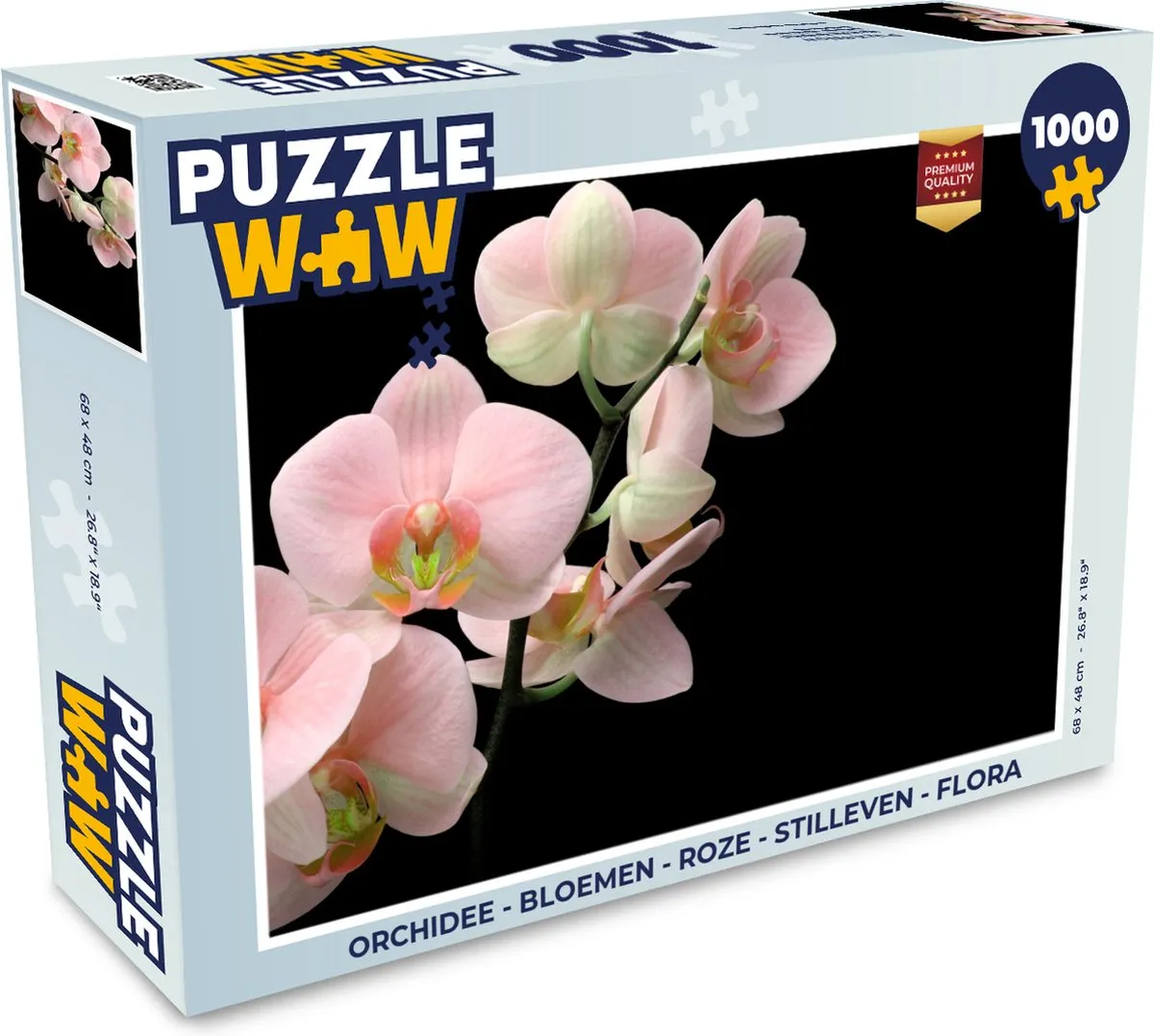 PuzzleWow Orchidee Legpuzzel 1000 Stuks - Multicolor